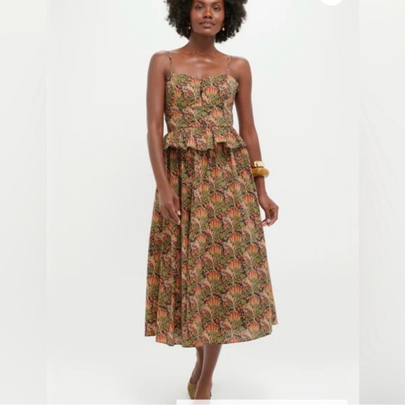 Tuckernuck Floral Midi Dress - Multicolor - Picture 3 of 3